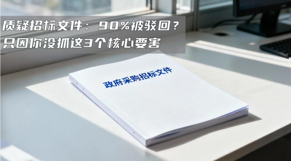 质疑招标文件时90%被驳回？只因你没抓这3个核心要害