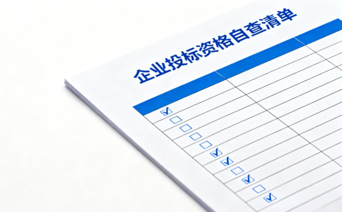 企业投标资格自查清单：这8类材料你准备好了吗？