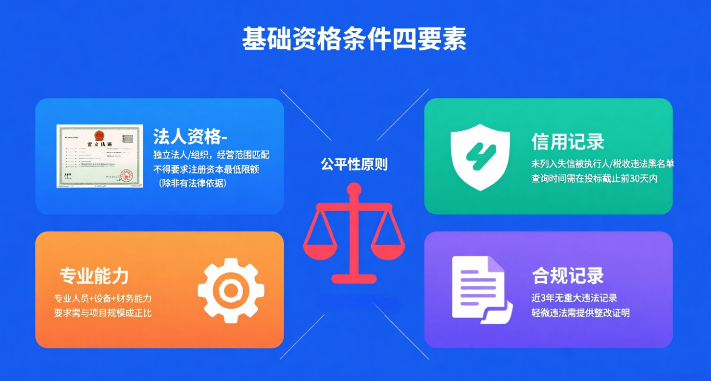 供应商资格条件怎么设定才合规？含不同行业示例+审查要点+常见误区
