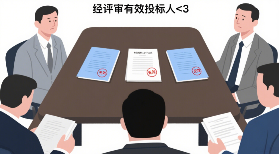 经评审的有效投标人少于三家怎么办？招标合规处理与预防指南