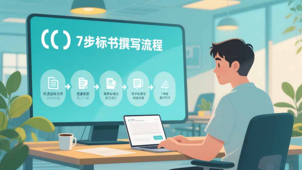 新手写标书无从下手？从框架到内容的7步完整流程
