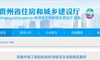 最新！3起房屋市政工程招标投标领域违法违规典型案例